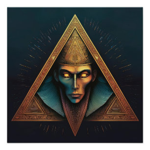 Poster Crête murale Illuminati