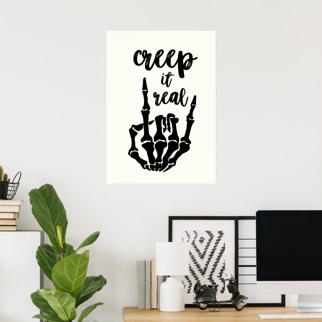 Poster Creuse-le vraiment (Bureau à domicile)