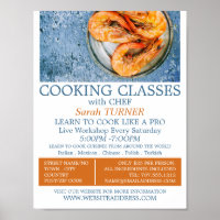 Crevettes de fruits de mer, classes de Cuisines Pu