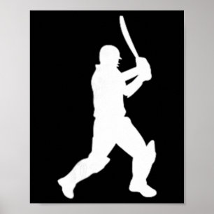 Poster Cricket Joueur de cricket Joueurs de cricket Tter
