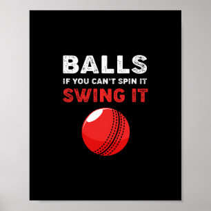 Poster Cricket si vous ne pouvez pas le faire tourner, ba