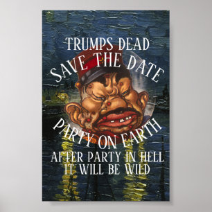 POSTER CRIME DE GUERRE FW FV HG TRUMPS PARTI RÉPUBLICAIN