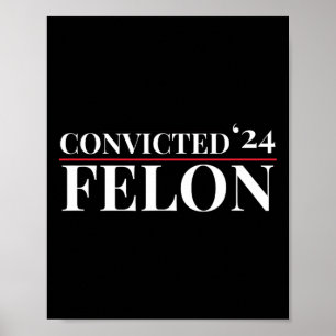 Poster Criminel Condamné Citation Républicaine Drôle Élec