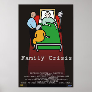 Poster Crise familiale
