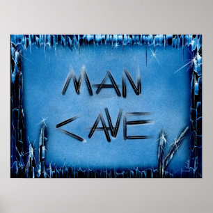 Poster Cristal Man Cave