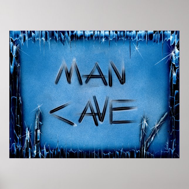 Poster Cristal Man Cave (Devant)