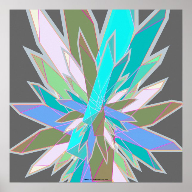 Poster cristaux (Devant)