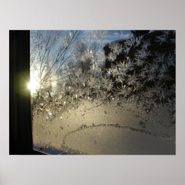 Poster Cristaux de glace (Devant)