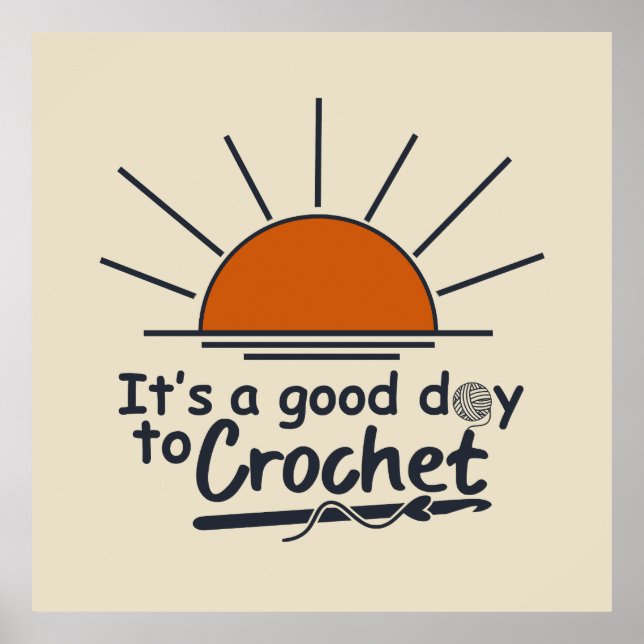 Poster crochet drôle (Devant)