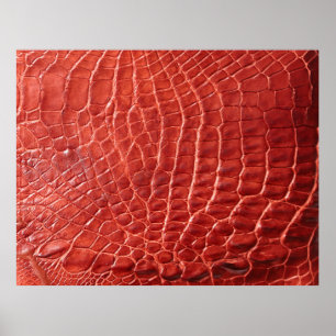 Poster Crocodile leather texture