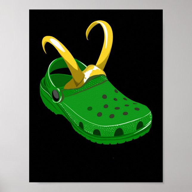 Poster Crocs Croki X Loki (Devant)