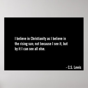 Poster Croire en Christ