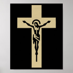 Poster Croire la Croix chrétienne Jésus Christ Chrétiens 