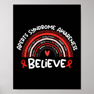 Poster Croire Syndrome d'Apert Sensibilisation Syndrome d