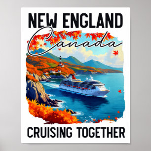 Poster Croisière Canada Nouvelle-Angleterre, Croisière en