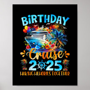 Poster Croisière d'anniversaire 2025 Créer des souvenirs