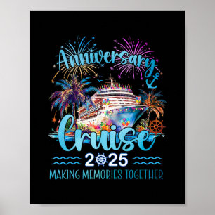 Poster Croisière d'anniversaire 2025 Créer des souvenirs