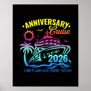 Poster Croisière d'anniversaire 2026 Créer des souvenirs