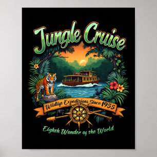 Poster Croisière dans le parc Vbs 2025 faune et flore vin
