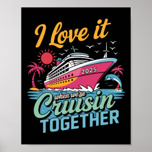 Poster Croisière de correspondance familiale 2025 J'adore