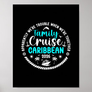 Poster Croisière de Famille Drôle Caraïbes 2026 Croisière