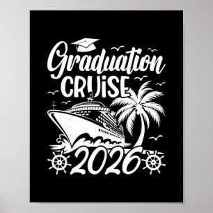 Poster Croisière de fin d'études 2026 Voyage diplômé Croi