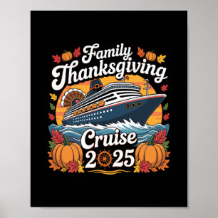 Poster Croisière de Thanksgiving en famille 2025 Voyage N