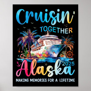Poster Croisière en Alaska 2025 Vacances de croisière en