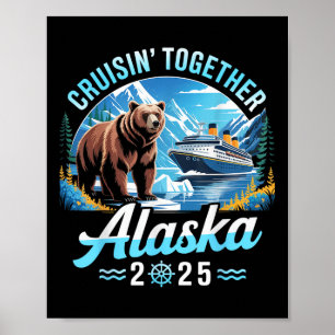 Poster Croisière en Alaska 2025 Vacances en famille Cruis