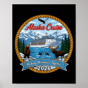 Poster Croisière en Alaska 2026 Groupe de correspondants