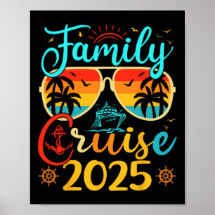 Poster Croisière en famille 2025 Vacances d'été en famill