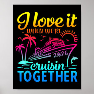 Poster Croisière en famille 2026 Amour quand on croise en