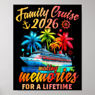 Poster Croisière en famille 2026 Vacances de croisière en