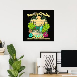 Poster Croisière familiale vacances 2026