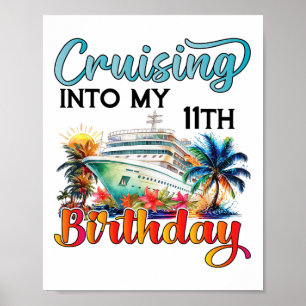 Poster Croisière pour mon 11e anniversaire Croisière Anni