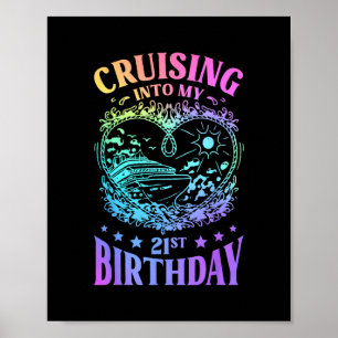 Poster Croisière pour mon 21e anniversaire de croisière