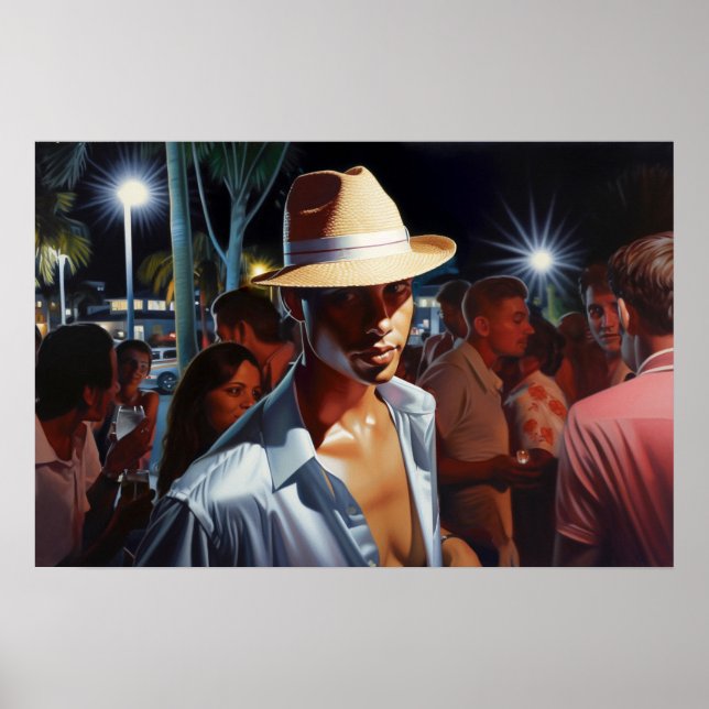 Poster Croisière sur la scène de la fête de l'hôtel (Devant)