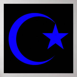 Poster Croissant bleu et étoile.png