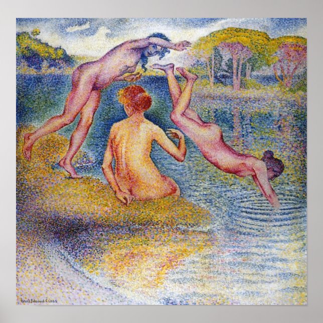 Poster Croix - Bathers, 1902 (Devant)