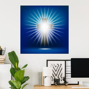 Poster Croix brillante