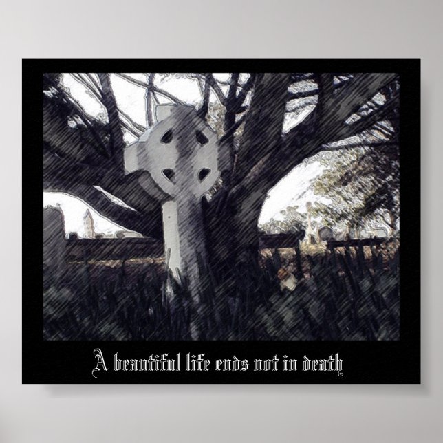 Poster Croix celtique (Devant)