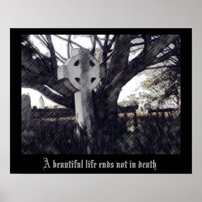 Poster Croix celtique (Devant)