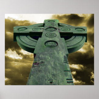Poster Croix celtique