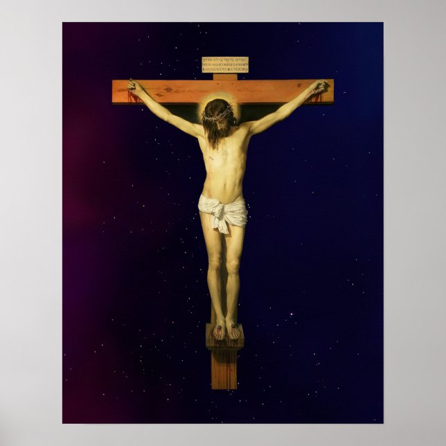 Poster Croix Crucifix de Jésus Christ Passion (Devant)