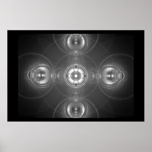 Poster Croix de chrome