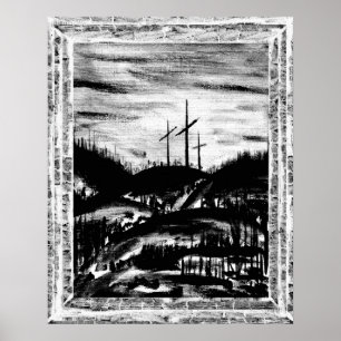 Poster Croix de repos