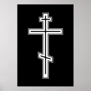 Poster Croix orthodoxe