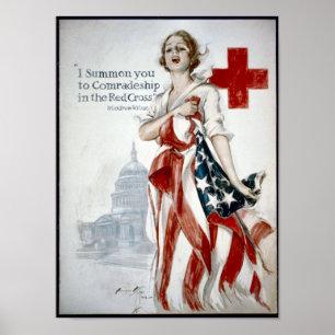 Poster Croix-Rouge américaine