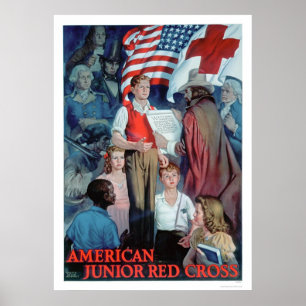 Poster Croix-Rouge junior américaine (US00335)