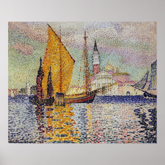 Poster Croix - San Giorgio Maggiore, Venise, 1903 (Devant)